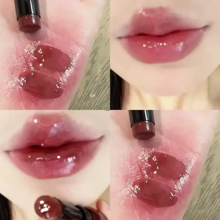 Rouge à lèvres brillant effet miroir