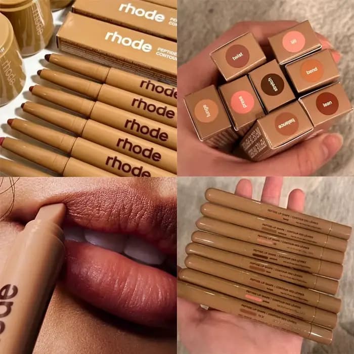 Produits de maquillage de marque : Crayon à lèvres au peptide cutané