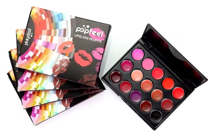 Palette de 15 rouges à lèvres hydratant et durable pour femme et fille