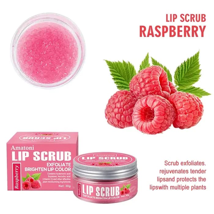 Gommage à lèvres 30g framboise vanille noix de coco pastèque