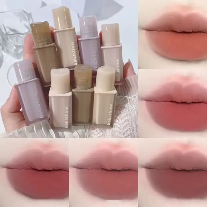 Rouge à lèvres liquide mat rose châtain