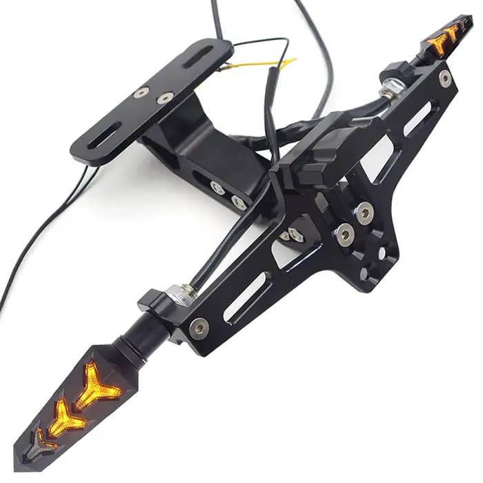 Support de permis de Moto, plaque de régénération arrière, support de cadre pour Amortisseur de Direction de Moto 125 Voge Sr4 Max