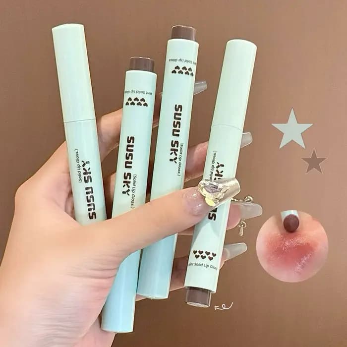 Gloss à lèvres solide fin et doux
