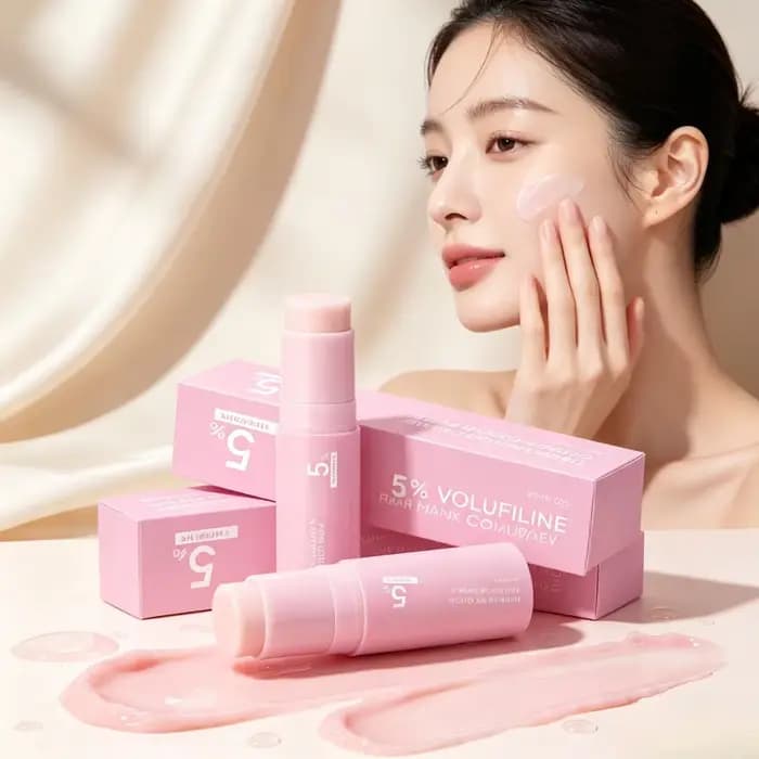 Stick multi-baume au collagène rose avec 5% de Volufiline