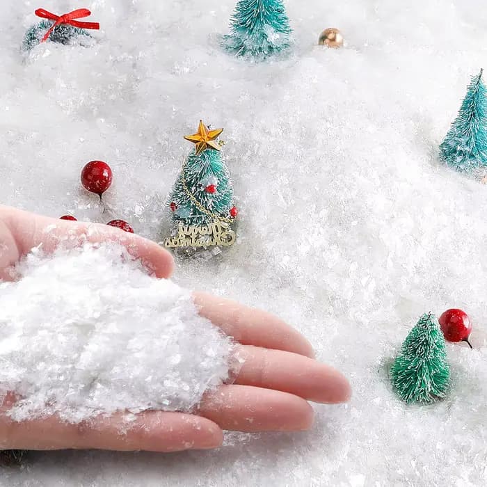 Hiver fausse neige noël neige poudre artificielle flocon de neige décor de fête noël bricolage artisanat Village affiche accessoires enfants cadeaux
