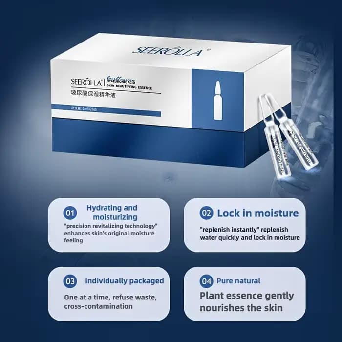 Sérum à l'acide hyaluronique, Anti-âge, hydratant, rétrécit les Pores, Essence blanchissante hydratante pour Instruments à micro-aiguilles, soins pour la peau