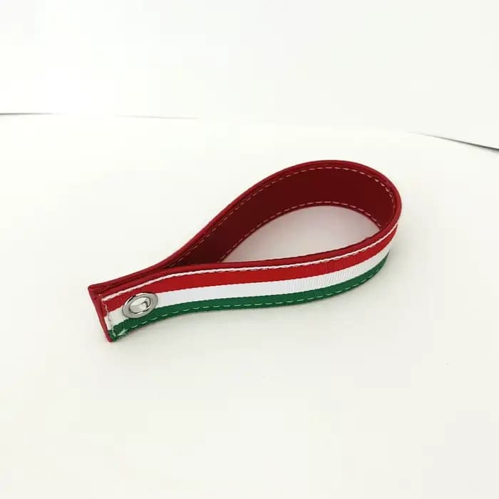 Sangle de hayon en cuir pour style de voiture, couleur rouge, lettrage adapté pour voiture de sport 500 595