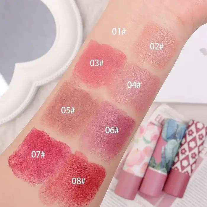 Rose Rose Nude mat velours rouge à lèvres rendu des couleurs durable antiadhésif tasse Sexy rouges à lèvres imperméable beauté lèvres maquillage cosmétique