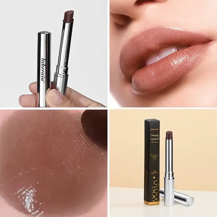 Baume à lèvres teinté rose au miel