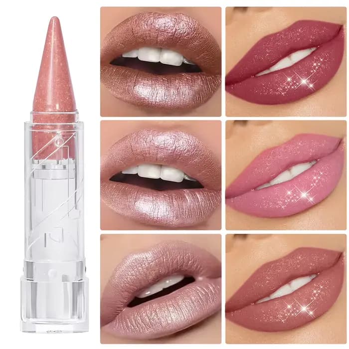 Rouge à lèvres à paillettes