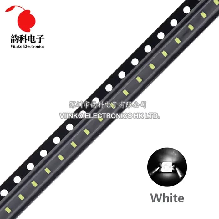 Diode électroluminescente RVB, LED SMD 100, blanc, rouge, bleu, jaune, vert, orange, blanc chaud, rose, violet, 0603 pièces