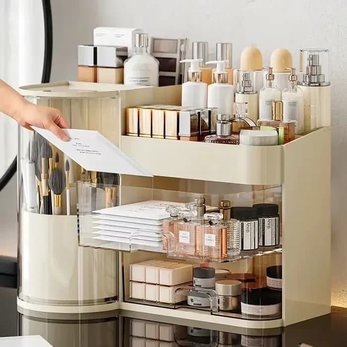 Boîte de rangement pour cosmétiques