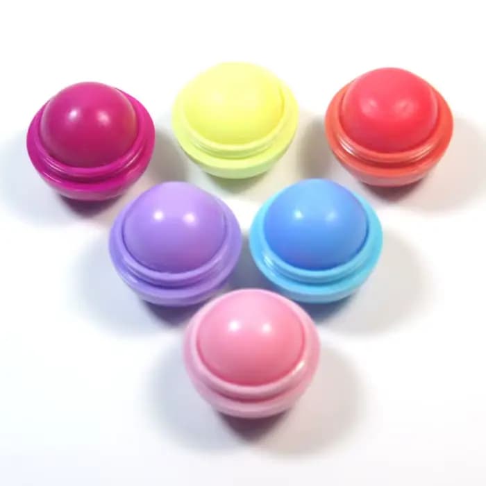 Lèvres grossières rehausseur 6 couleurs plante naturelle sphère organique pommade Coc Cola boule rouge