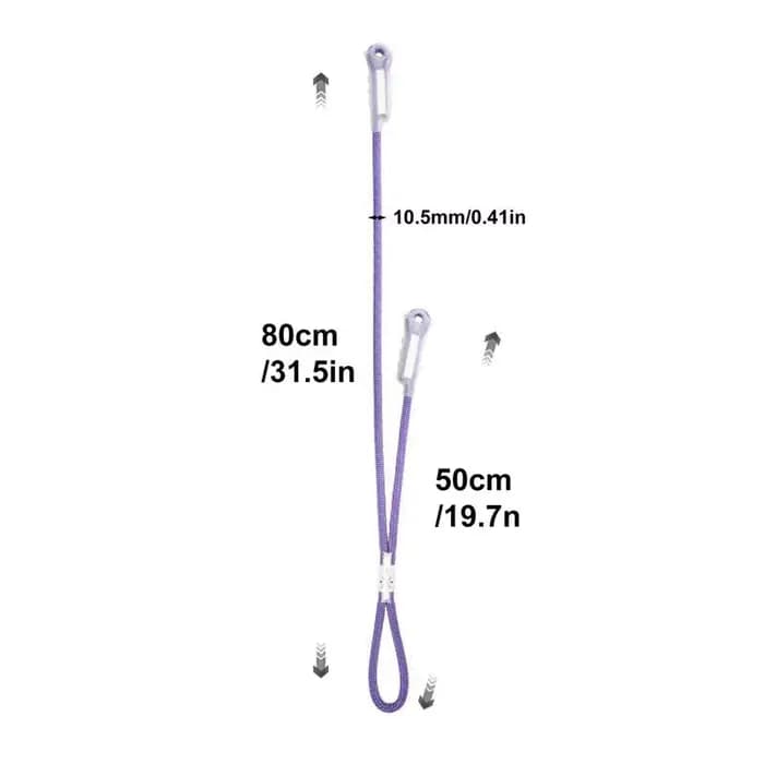 Prusik – corde à nœud de sauvetage, cordon de rappel Prusik, équipement de sauvetage résistant à la friction pour la Protection industrielle, ascenents d'alpinisme
