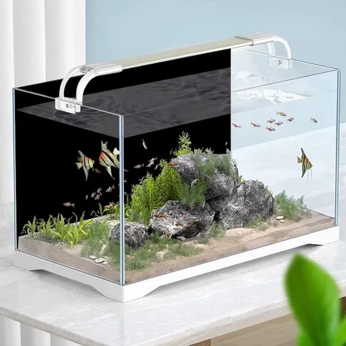 Fond d'aquarium statique adhésif noir, toile de fond pour aquarium, poster d'aquarium, décorations de fond d'aquarium
