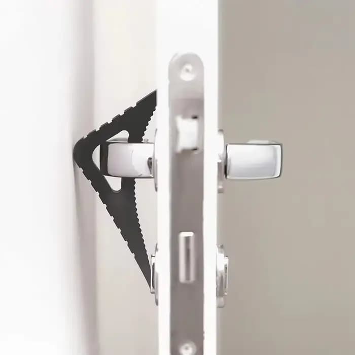 Butoir de porte en caoutchouc réutilisable, cale de porte pour sol, butoir de porte, limiteur de fenêtre, anti-collision pour maison et bureau