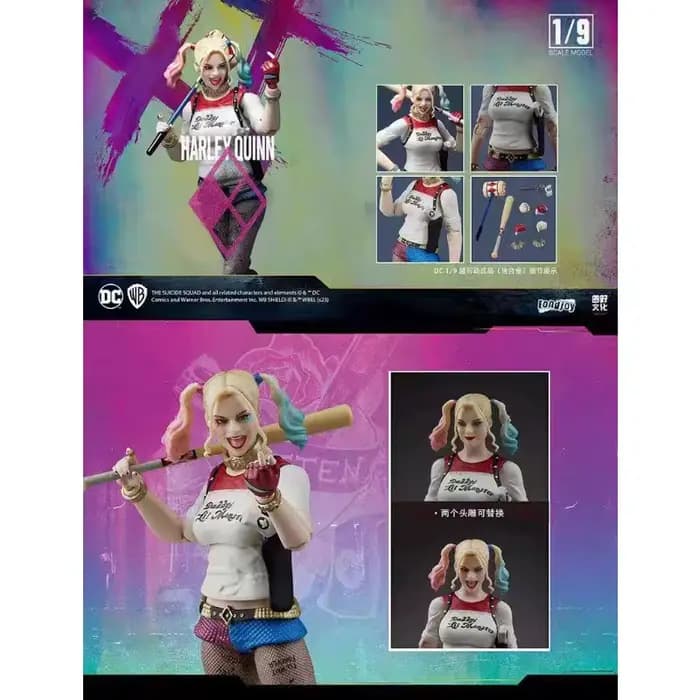 Figurines d'Anime Originales Fondjoy DC Justice League WONDER WOMAN/BATMAN/SUPERMAN/JOKER/HARLEY QUINN/CYBORG Collection de Modèles de Jouets