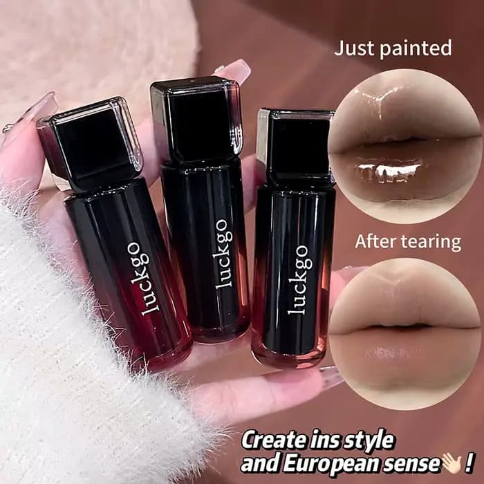 Teinte Peel Off Lip Stain – Rouge à lèvres liquide mat imperméable et résistant aux taches