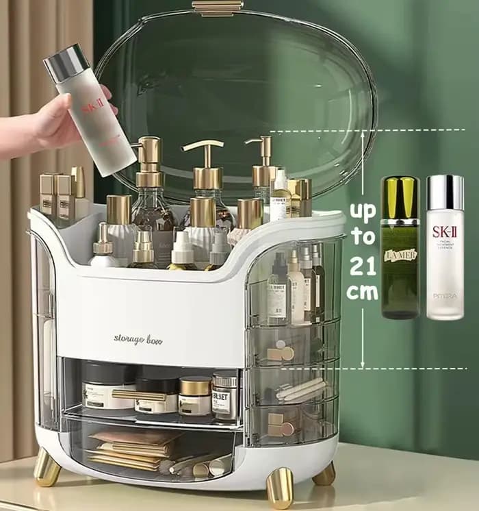 Boîte de rangement de cosmétiques