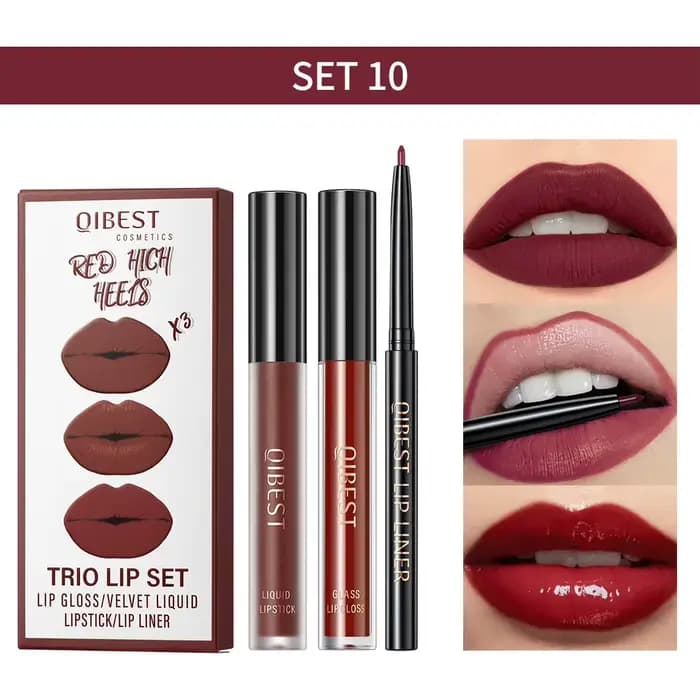QIBEST – Ensemble de maquillage pour les lèvres