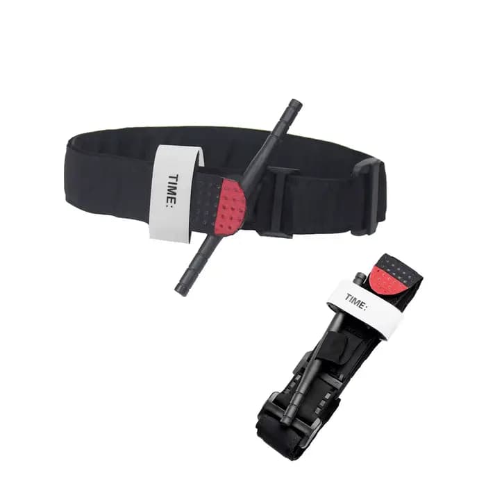 Ceinture d'urgence à pointe rouge, Kit de premiers secours pour l'exploration en plein air, garrot de survie, Application de Combat tactique