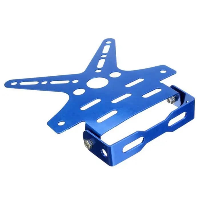 Couvercle de plaque d'immatriculation universel en aluminium réglable, support de plaque de planificateur de moto, support rapide, pièces de vélo de route