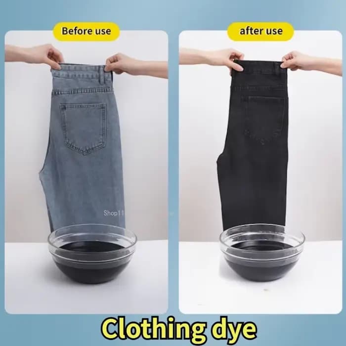 Jean noir multifonctionnel tissé, teinture en coton et lin pour vêtements, réparation reconditionnée, résistance au pigment au soleil, ne se décolore pas