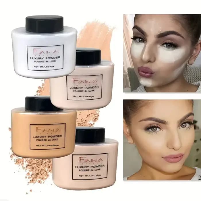 Ensemble de poudre de fond de teint pour le visage
