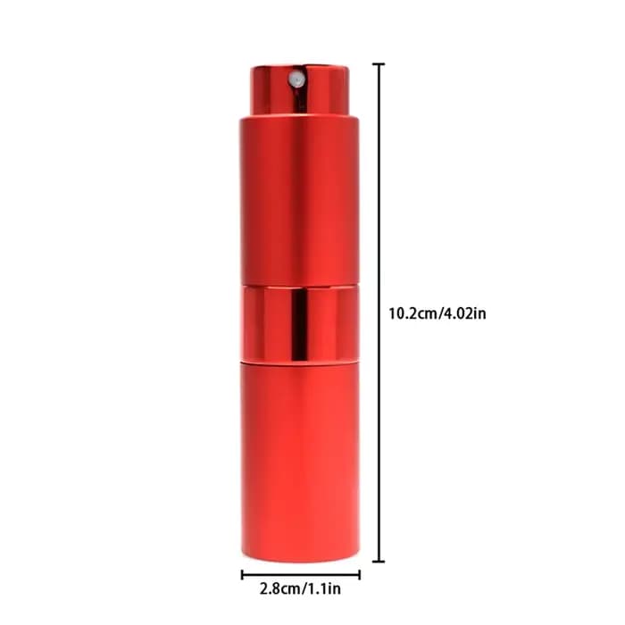 Bouteille de pulvérisation pour rouge à lèvres d'urgence pour femme