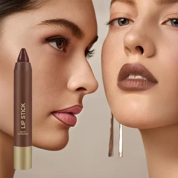 Rouge à lèvres chocolat antiadhésif lisse et pigmenté