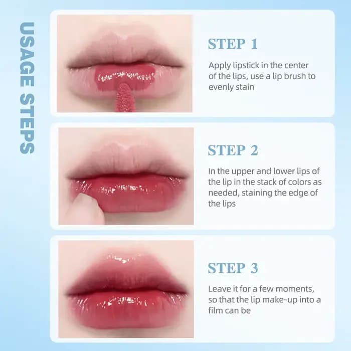 QIBEST Gloss à lèvres hydratant