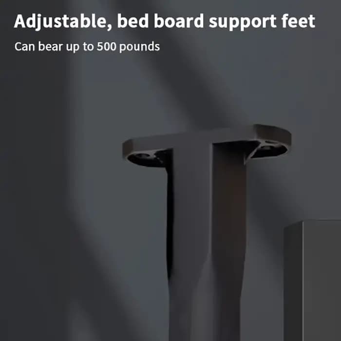 Support de poutre de lit télescopique réglable, pied de meuble en plastique renforcé, pied de canapé, Support de charge inférieur