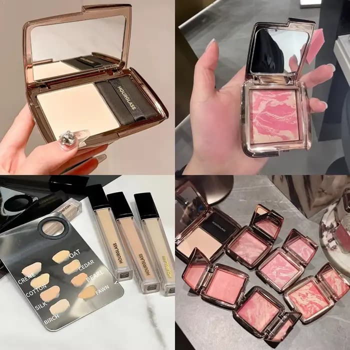 4.2g Hour/glass Pork Belly Blush Nouvelle Brume Légère Contrôle du Sébum Poudre Éclat Doux Illuminateur Couvrant les Imperfections Fond de Teint Maquillage Délicat