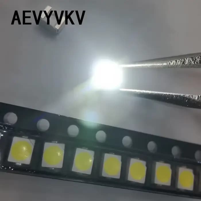 100 pcs/lot Diodes LED SMD 3528 1210 Diode SMD LED Diodo Kit vert rouge blanc chaud glace bleu jaune rose violet-UV Orange rvb