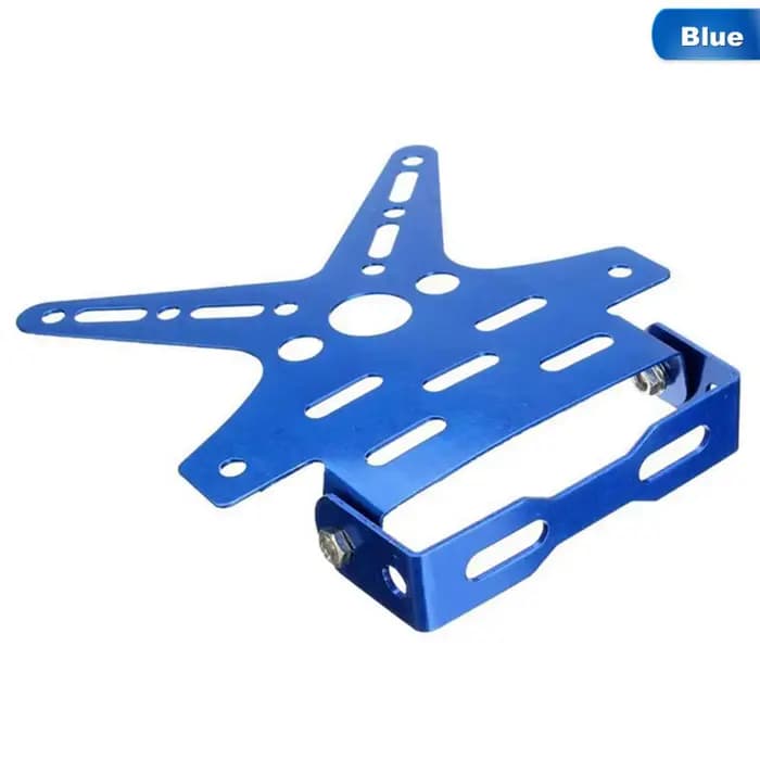 Couvercle de plaque d'immatriculation universel en aluminium réglable, support de plaque de planificateur de moto, support rapide, pièces de vélo de route