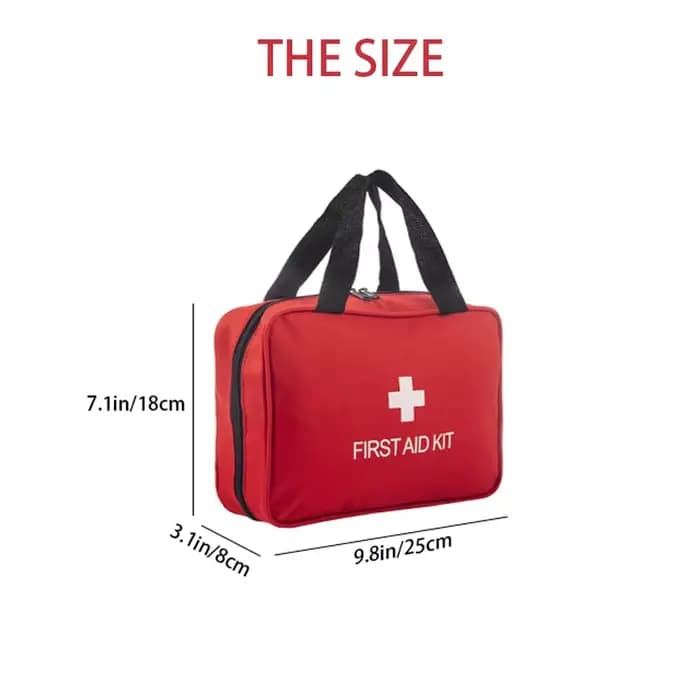 Trousse de premiers secours de luxe 260 pièces, fournitures d'urgence essentielles pour la maison, l'aventure en plein air et la sécurité du Camping