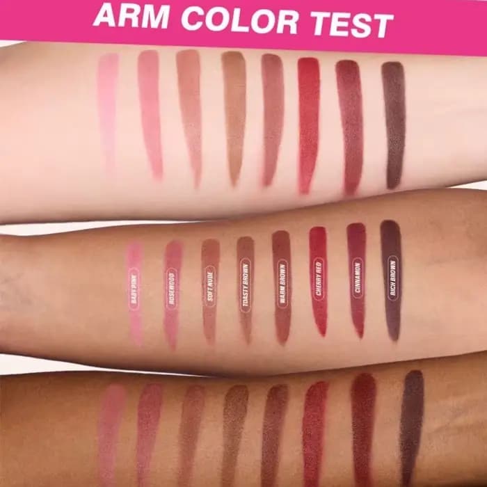 Crayon à lèvres velours mat rouge nu Contour teinte
