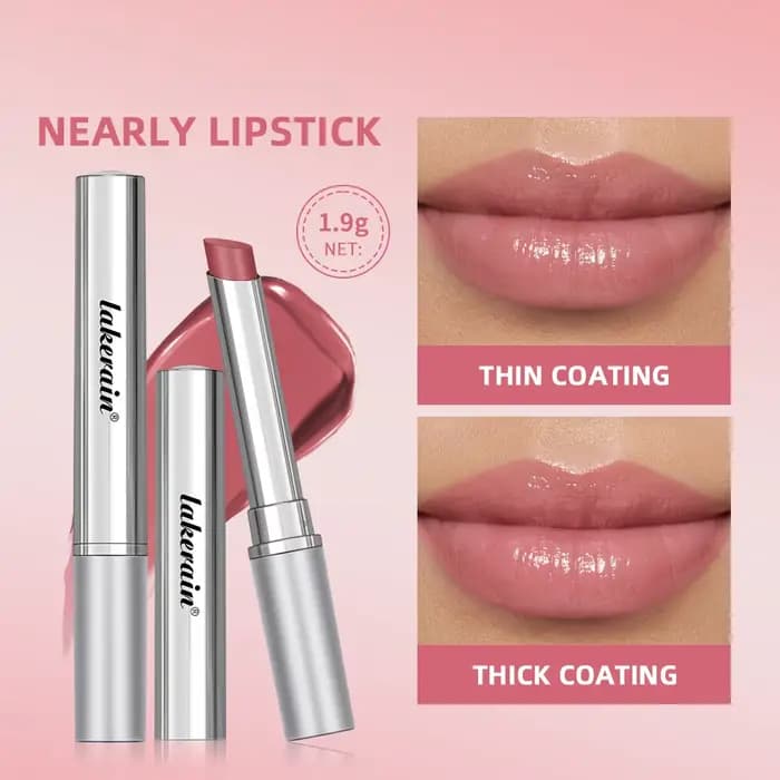 Baume à lèvres teinté rose au miel