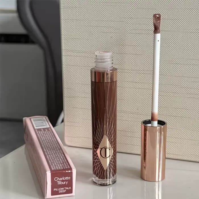 Charlotte Tilbury CT Lip Blam Rosy Glow Lip Gloss Mirror Water Bedside Talk Mirror Lipstick Cosmetic