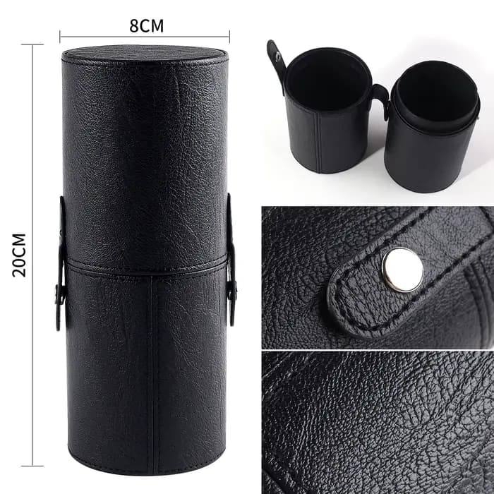 BEILI pinceau de maquillage cylindre brosses support de rangement organisateur étui de voyage pour o