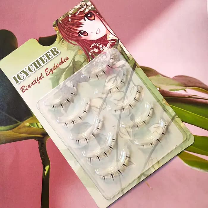 ICYCHEER maquillage bas cils Kit 5 paires 3D aspect naturel sous les cils Extension cils inférieurs