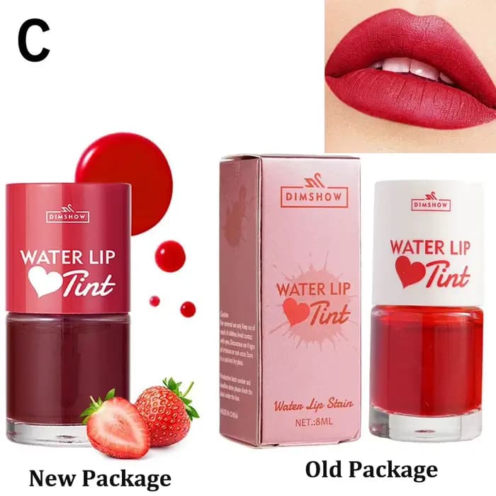 Teinte à lèvres 2-en-1 longue tenue, non collante, blush liquide et teinte à lèvres, waterproof, fin