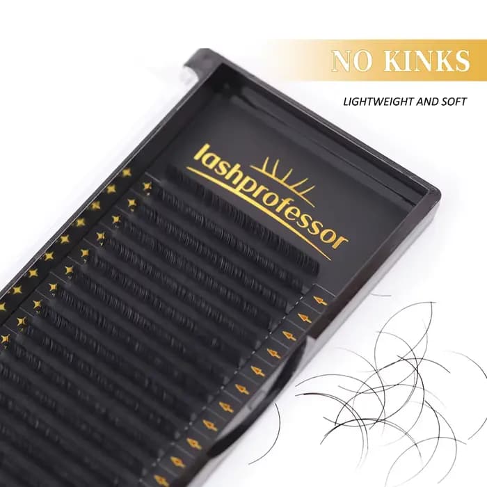 Lashprofessor-Extensions de cils en faux vison, doux, naturels, individuels, coréen, Pbt, volume rus