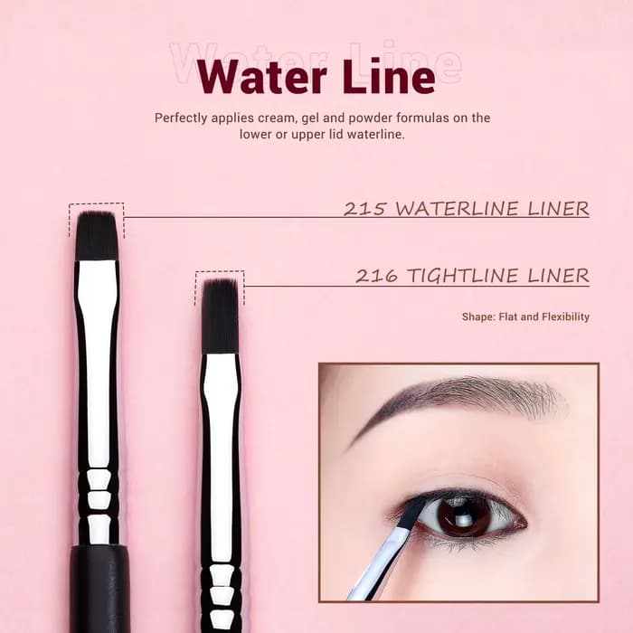 Jessup ensemble de pinceaux Eyeliner, 11 pièces pinceau Eyeliner professionnel, ensemble de pinceaux