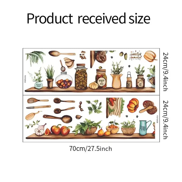 Stickers muraux décoratifs pour salle à manger, appareils de cuisine créatifs, embellissement de fon