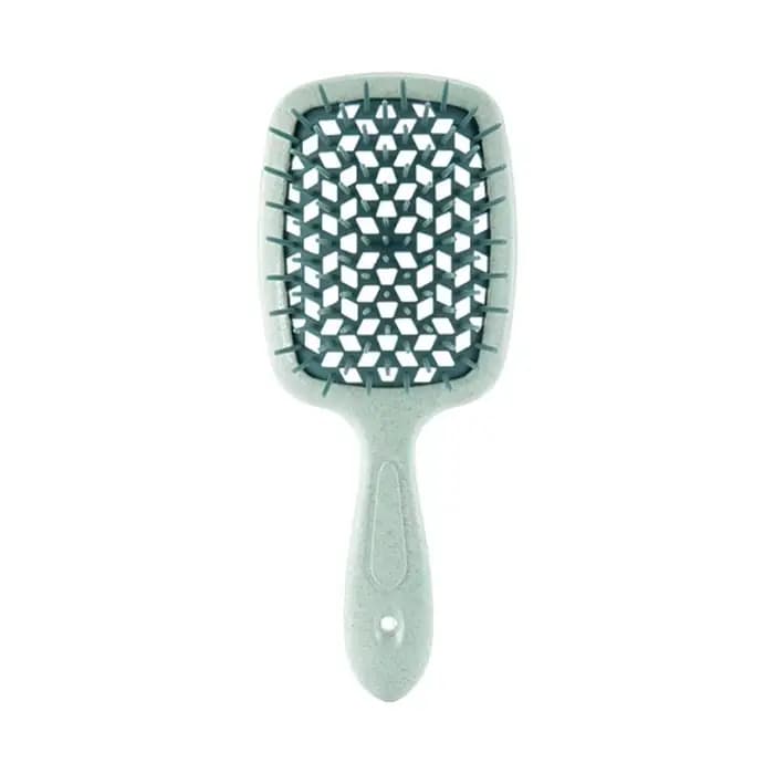 Peignes à coussin d'air à dents larges, brosse à cheveux pour Massage du cuir chevelu, paille de blé