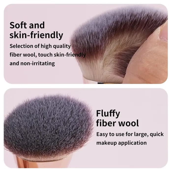 MAANGE-Ensemble de pinceaux de maquillage de base, 4 pièces, avec boîte, pour fond de teint en poudr
