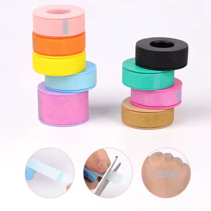 Peau sensible utilisant un ruban de cils en Silicone, outils de maquillage en Gel, matériaux pour Ex