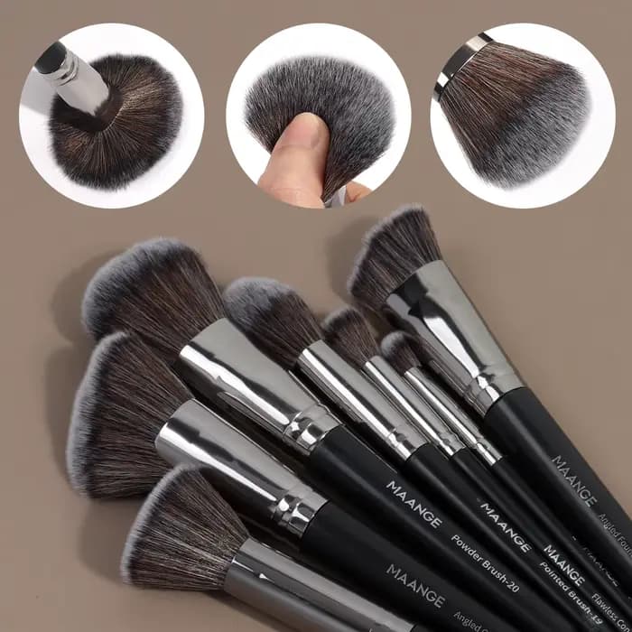 MAANGE 25 pièces boîte-cadeau professionnelle pinceaux de maquillage Kit visage yeux pinceaux de bea