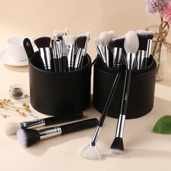 BEILI pinceau de maquillage cylindre brosses support de rangement organisateur étui de voyage pour o